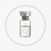 Reconstituted material vial